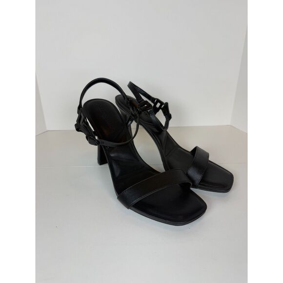 Karl Lagerfeld Women's Size 10M Black Cybil High-Heel Ankle Strap Sandals NWOB - Picture 2 of 11